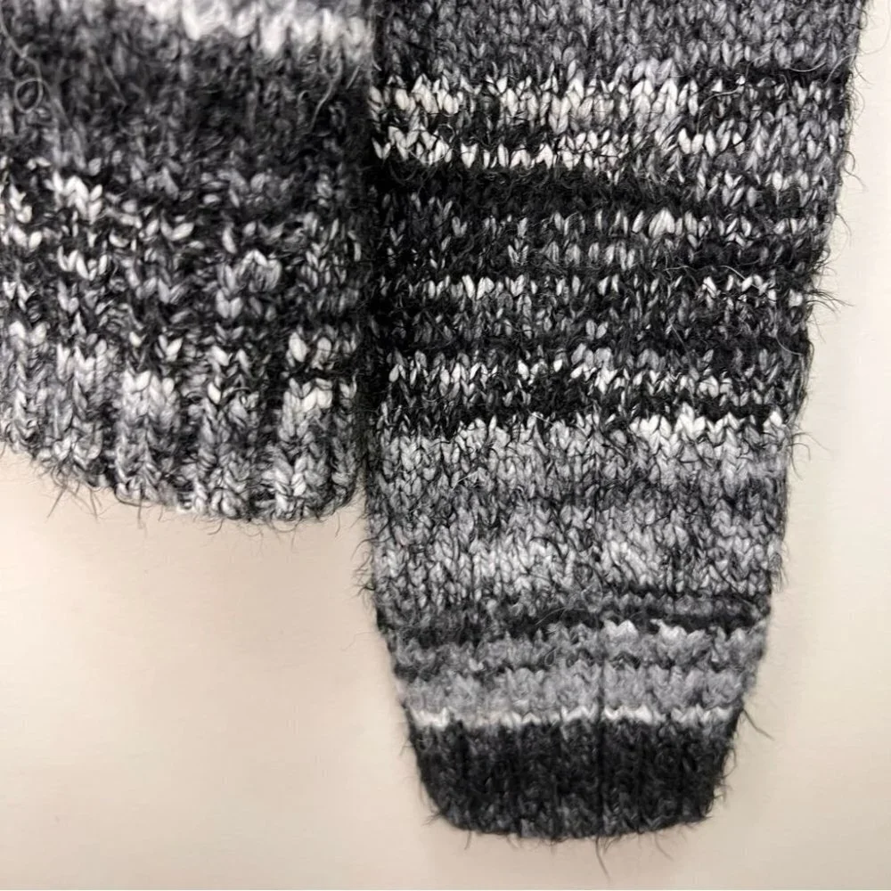 Aritzia Babaton Titus Cropped Alpaca Wool Turtleneck Sweater Size XS Neutral - Picture 4 of 10